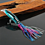 Big Fishing Lure Squid Hard Bait Simulation Lures Sea Fishing Tackle sinine