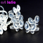 50 tk Butterfly v&otilde;ltsk&uuml;&uuml;nte k&uuml;&uuml;nelakk v&auml;rvitabel Nail Art Display manik&uuml;&uuml;ri t&ouml;&ouml;riist elevandiluuvalge