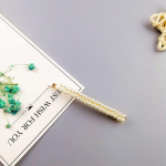 Naiste moodne p&auml;rlitega juuksen&otilde;el Lilled Lastele T&uuml;drukutele Juukseklamber Barrettes Juuksetarvikud