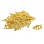 30 tk/partii Suured filigraansed leheoksad Ehted Roosi leidmine 43x29mm kuldne