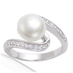 H&otilde;bes&otilde;rmus 'Pearl Beauty' H&otilde;bevalge (roodiumiga kaetud) - 10 mm 50 valge