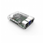 Raspberry Pi 4 B ABS &uuml;mbris, must valge l&auml;bipaistev &uuml;mbris Raspberry Pi 4 mudeli B jaoks Raspberry Pi 4B puhas