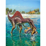 Teemantmaal Ristpistes Maastikuvaigust Teemanttikandid Teemantmosasik n&auml;put&ouml;&ouml; dinosaurus 20X30CM