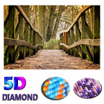 5D DIY Teemantmaaling Silla maastik Ristpistes Teemanttikandid 20X30CM