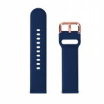 Silikoonist kellarihm Samsung Galaxy Watch Active / Active 2 Gear S3 Galaxy Watch4 / Huawei Watch 2 jaoks 20mm tumesinine v&auml;rv