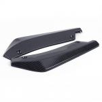 2 tk Universaalne auto tagumise p&otilde;rkeraua huulehajuti Splitter Spoiler Scratch Carbon Fiber
