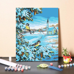 DIY maalimine numbrite j&auml;rgi Digitaalne &otilde;limaal K&auml;sit&ouml;&ouml; Numbrid maalimine Hobid Kunst Kodukaunistamine 40x50cm no frame