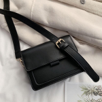 SCIONE kotid, naiste uus vabaajakott Lihtne s&uuml;gis-talv &uuml;he &otilde;laga messenger Retro port stiilis v&auml;ike kandiline kott 16cm*6cm*19cm must