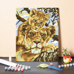 Kunst digitaalne &otilde;limaal DIY maalimine numbrite j&auml;rgi Kodukaunistus L&otilde;uend Numbrid &Otilde;limaal 40x50cm no frame