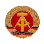 Ida-Saksamaa lipp rev&auml;&auml;r &ndash; Saksa Demokraatliku Vabariigi ametlik riigilippude m&auml;rk Retro pross 1pcs kuld