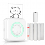 K&otilde;ik-&uuml;hes fotoprinter Multifunktsionaalne kaasaskantav printer Wireless Instant Mini Printer Support BT sinine