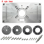 Multifunktsionaalne alumiiniumist ruuteri laua sisestusplaadi trimmer graveerimismasin puidut&ouml;&ouml;tlemispink ruuteri plaat Mesa De B style