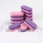 20 tk Mini Mix v&auml;rviline k&uuml;&uuml;neviil k&auml;sn lihvimine lihvimine professionaalsed manik&uuml;&uuml;ri puhverfailid 20Pcs roosa