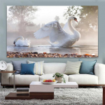 USALDUSV&Auml;&Auml;RNE KUNST Luiklind Loomade plakatid ja tr&uuml;kised L&otilde;uendimaalid Elutoa seinapildid Kaasaegne kodukaunistus raamimata 60*170cm