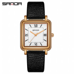Sanda Uued tooted Asutatud kvartskell Roman Digital 1103 Nahast vitstest Creative Personal Watch hulgim&uuml;&uuml;k
