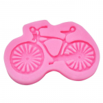 Koogi kaunistamise t&ouml;&ouml;riistad jalgratta kuju 3D silikoonist fondant vorm koogi tassikoogivormi disain &scaron;okolaadivorm k&uuml;psetusn&otilde;ud