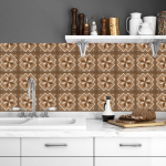 PVC isekleepuvad p&otilde;randakleebised majapidamise elutuba magamistuba l&auml;bipaistmatu veekindel vin&uuml;&uuml;lp&otilde;rand Vision puidus&uuml;&uuml; tume mosaiik 20X300cmX1Pcs