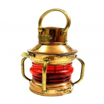 Nautical Anchor Copper Oil Lamp Vintage Maritime Boat Ship Latern Light Decor