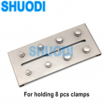 14/12/10/8/7pcs set Most Popular Dental Rubber Dam Clamps Rubber Barrier Clip with/without tray set Stainless Steel Material With Stainless Steel Tray 1 piece tray for 8pcs