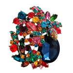Les Tr&eacute;sors De Lily [R8514] &ndash; mitmev&auml;rviline Sissi disainipross &ndash; 60x50 mm mitmev&auml;rviline