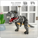 16088 Dinosaurus Tyrannosaurus Rex Loomakoletis DIY Mini Teemantklotsid Tellised Ehitusm&auml;nguasi lastele ilma kastita