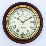 30,48 cm puidust seinakell maal&auml;hedane seinakell, moodne disain, kaasaegne seinakell, tiksuv kvartsist rooma sihverplaadiga kell