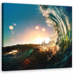 L&otilde;uendiprint Waves Sea Nature 30x30 sinine