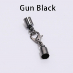 10 tk/partii nahast n&ouml;&ouml;rist k&auml;ev&otilde;ru homaari klambrid konksud 3 4 5 6 8 10 mm krimpsu otsa otsiku korgid &Uuml;hendused ehete leidmiseks 3mm