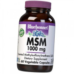 MSM, met&uuml;&uuml;lsulfon&uuml;&uuml;lmetaan, MSM 1000, Bluebonnet Nutrition 60 k&ouml;&ouml;giviljakapslit (03393003) 60vcaps