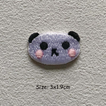 Armsad loomad Panda Dino plaaster riietele Tikitud isekleepuvad plaastrid Soojus&uuml;lekande kleebised R&otilde;ivaste aksessuaarid Mood Uus isetegemine 3x1.9 cm