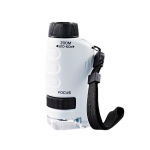 Laste kaasaskantav mikroskoop, bioloogilised &otilde;ppem&auml;nguasjad lastele Kodukooli teaduskomplekt LED-valgusti 60X- -120X STEM kingituseks luup LM with battery & 12specimen valge