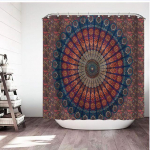 Vannitoatarbed Mandala seeria du&scaron;ikardin Bohemian Wind veekindel du&scaron;ikardin Vannitoa kardin Vannitoa kardin 90x180cm36x71inch