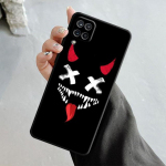 Telefoni&uuml;mbris Samsung Galaxy A70 A70s A50 A30s A04s A20s A20e A02 A02s A03 A42 M31 M13 &uuml;mbris hirmutav naeratus luukere Deemon Devil Samsung M31