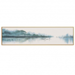 Purjus Beauty Oriental Uus Hiina tindiga maalimine Maastikukujundus Dekoratiivmaalimine Magamistuba Voodi k&otilde;rval Maastikumaali tuba 20cm&times;40cm NoFrame