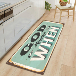 Vintage k&ouml;&ouml;gimati vaip elutoas Flanelist sissep&auml;&auml;su uksematt libisemiskindel vaip elutuppa K&ouml;&ouml;givaiba vaip 40x120cm