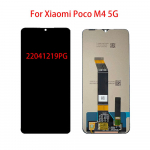 Uus Testitud LCD-ekraan Xiaomi Poco M4 5G jaoks LCD puuteekraani digitaiseri komplekti varuosad must