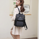 Naiste kerge seljakott Moodne Vastupidav veekindel nailonist seljakott Naistele Suur reisi&otilde;la Suur koolikott Teismelistele T&uuml;drukuteleUus must