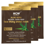 Wow Skin Science Aloe Vera n&auml;omask, 3 tk