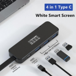 Mitme pordiga jaotur Usb 3.0 jaotur USB C dokkimisjaam Usb C 3.1 t&uuml;&uuml;pi C jaotur Macbooki jaoturi jaoks koos Dp HDmi Rj45 adapteriga DC401C
