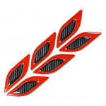 Suurep&auml;rane auto helkurkleebis s&uuml;sinikkiust erksav&auml;rviline dekoratiivne A valge