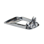 Auto siseukse sisemine k&auml;epideme kaussi viimistlus kroom matt h&otilde;be vasak, parem Mazda bt50 Ford Ranger 2012- Everest jaoks Chrome Left