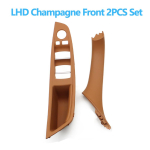 Juhi vasakpoolne siseukse akna l&uuml;litipaneeli t&otilde;mbek&auml;epideme komplekt BMW F10 F11 F18 520 523 525 528 jaoks Black 2pcs set black