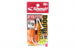 Shout 329-DK Double Kudako Silver Assist rigged konks, suurus 6/0 (4596)