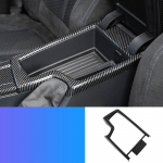 S&uuml;sinikkiust mustriga keskse k&auml;etoe hoiukasti raami kaunistus katte trimmimine BMW 3 4 seeria 3GT F30 F31 F32 F33 F34 jaoks 1pcs-For LHD