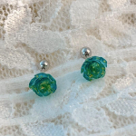 2 TK Akr&uuml;&uuml;list lilledega k&otilde;rvar&otilde;ngad, mood naiste l&auml;ikivad v&auml;rvilised kruvidega k&otilde;rvar&otilde;ngad, roostevabast terasest k&otilde;hrest spiraalist k&otilde;rvaaugud, ehted, aksessuaarid