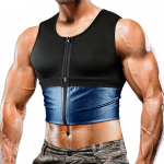 Meeste Saunakost&uuml;&uuml;m Talje Treener Body Shaper Compression S&auml;rgid Treeningu S&auml;rgid Trennip&uuml;ksid Vest Kujundusr&otilde;ivad Treening Salendav Aluss&auml;rk Rasva P&otilde;letav Aluspesu 4XL/5XL
