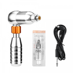 1 tk Tattoo L-kujuline masin Tattoo Motor Hybrid Tattoo Pen Professionaalne p&ouml;&ouml;rlev t&auml;toveerimismasin musta juhtmega Rotating tattoo pen