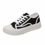 Naiste tossud jalatsid Naiste l&otilde;uendjalatsid Platvorm Valge vabaajajalatsid Moodsad tossud Platvorm Korv N&ouml;&ouml;riga vabaaja paksud kingad 35 must