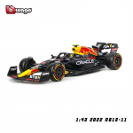 Bburago 1:43 2022 F1 Red Bull Racing RB18 1# Verstappen 11# Perez Special Paint Formula One sulamist super m&auml;nguautomudel