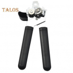 Libisemiskindla k&auml;epidemega multifunktsionaalne lihtsa kaane eemaldamise konserviavaja, roostevabast terasest 360 kraadi p&ouml;&ouml;rlev nupp must